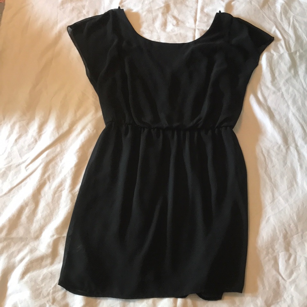 Black cocktail dress